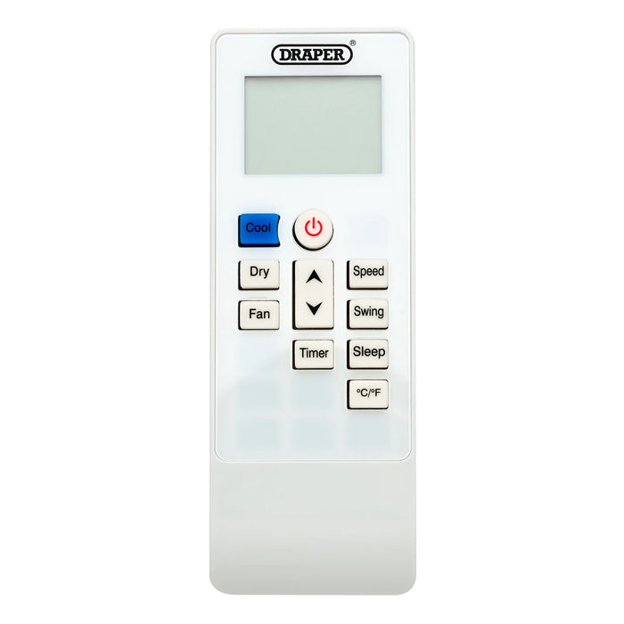 Draper 230V 3-in-1 Portable Air Conditioner with Remote Control, 12000BTU