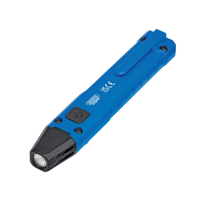 Draper Expert SMD LED Wireless/USB Rechargeable Pen Light, 5W, 250 Lumens, USB-C