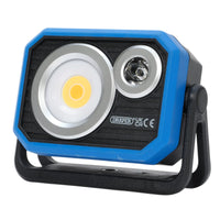 Draper COB XPG Rechargeable Work Light and Powerbank, 10W, 1000 Lumens, USB-C
