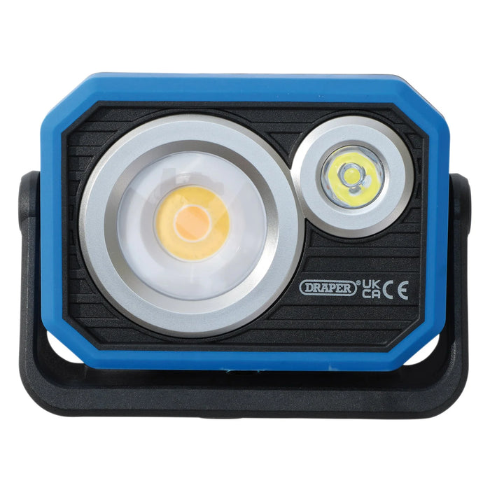 Draper COB XPG Rechargeable Work Light and Powerbank, 10W, 1000 Lumens, USB-C