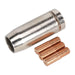 Sealey Conical Nozzle x 1 Contact Tip 0.6mm x 3 MB14 MIG953 Sealey - Town Tools 