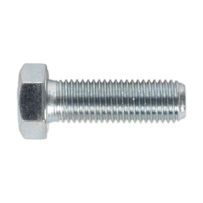 Sealey HT Setscrew M16 x 50mm 8.8 Zinc Pack of 10 SS1650 Sealey - Town Tools 