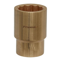 Sealey Socket 21mm 1/2"Sq Drive Non-Sparking WallDrive NS054
