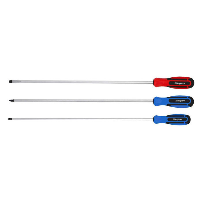 Sealey Screwdriver Set 3pc Extra-Long S0895 Sealey - Town Tools 