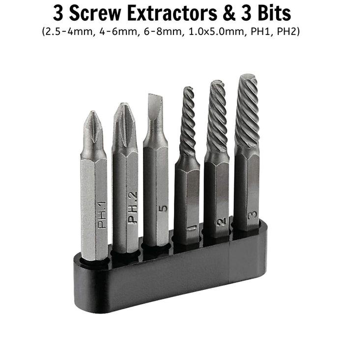 Teng Tools 1/4" Impact Driver Set 7 Pieces Teng Tools - Town Tools 