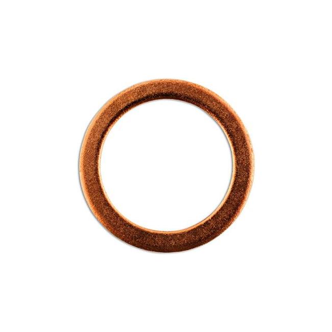 Tool Connection Copper Sealing Washer M18 x 24 x 1.5mm 100pc 31839 Tool Connection - Town Tools 