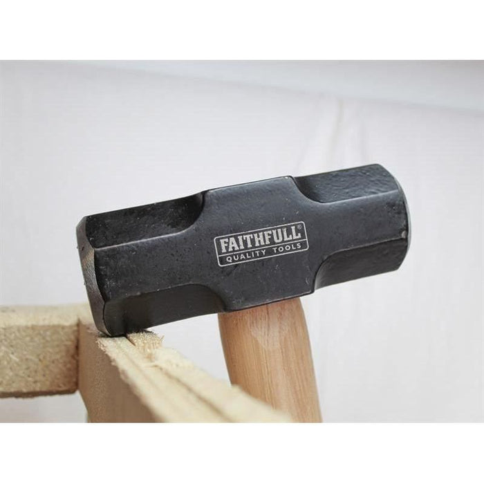 Faithfull Sledge Hammer Contractor's Hickory Handle 3.18kg (7 lb) Faithfull - Town Tools
