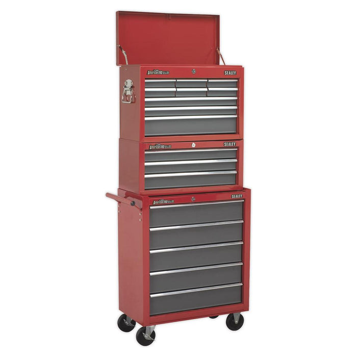 Sealey Rollcab 5 Drawer with Ball-Bearing Slides Red/Grey AP22505BB Sealey - Town Tools 