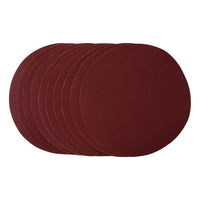 Draper Sanding Discs, 180mm, Hook & Loop, 320 Grit, (Pack of 10) 56371
