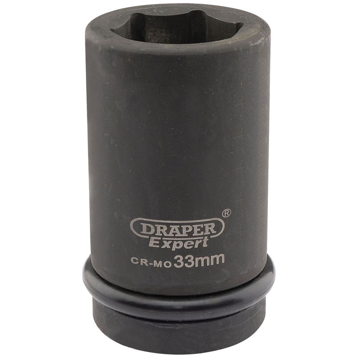 Draper Expert HI-TORQ 6 Point Deep Impact Socket, 1" Sq. Dr., 33mm Draper - Town Tools 