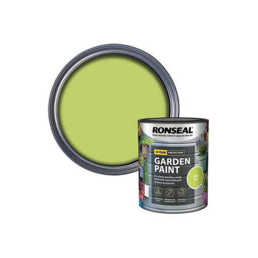 Ronseal Garden Paint Lime Zest 750ml Ronseal - Town Tools
