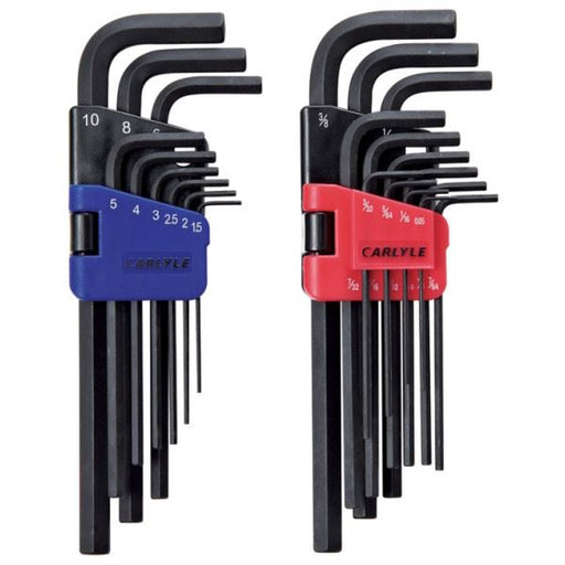 Carlyle Tools Hex Key Set Long Hex Sae & Metric Carlyle Tools - image 1