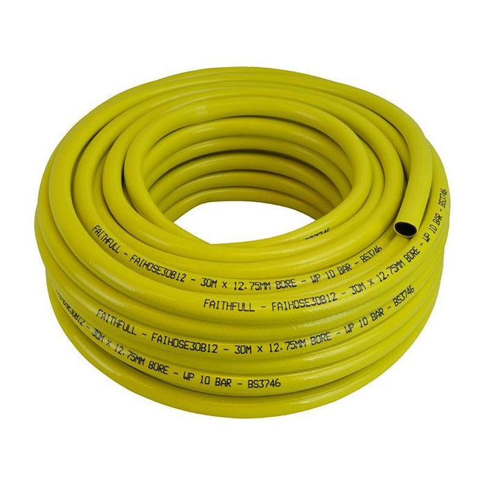 Faithfull Heavy-Duty Reinforced Builder's Hose 30m 12.5mm (1/2in) Diameter Faithfull - Town Tools
