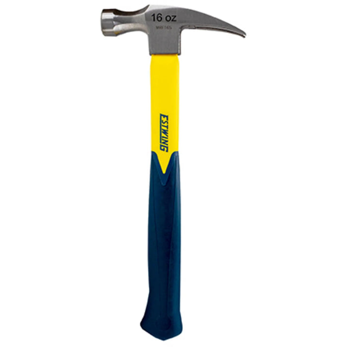 Estwing EMRF16S Sure Strike Straight Claw Hammer with Fibreglass Handle