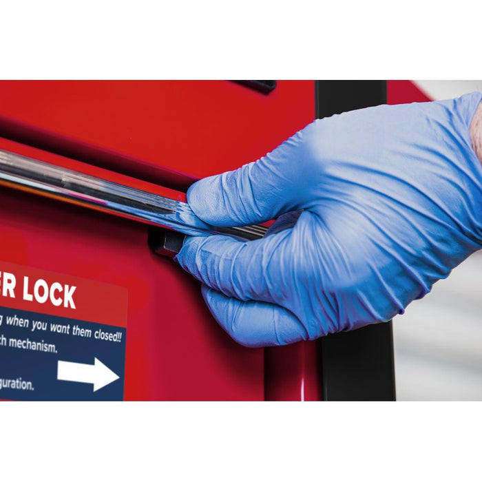 Superline PRO Heavy-Duty Mobile Tool & Parts Trolley 5 Drawers & Lockable Top Superline Pro - Town Tools 