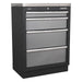 Sealey Modular 4 Drawer Cabinet 680mm APMS51 Sealey - Town Tools 