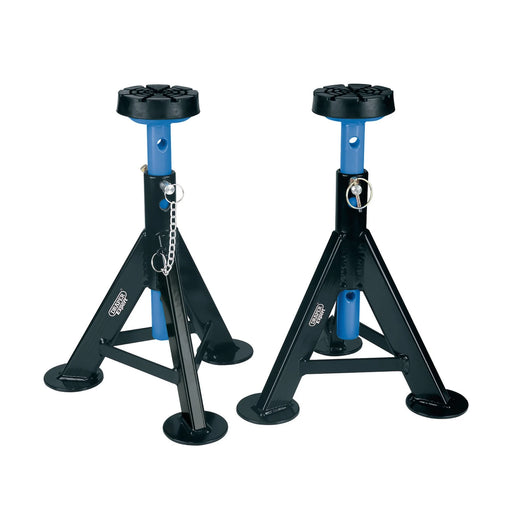 Draper Expert Axle Stands, 3 Tonne, Blue (Pair) - AS3000E