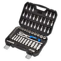 Draper HI-TORQ® Metric Socket and Bit Set, 3/8" Sq. Dr. (58 Piece) - 3/8SS58