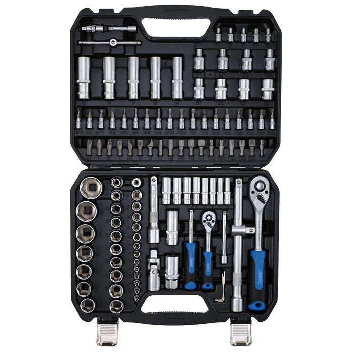 Draper HI-TORQ® Metric Socket and Bit Set, 1/4" and 1/2" Sq. Dr. (110 Piece)