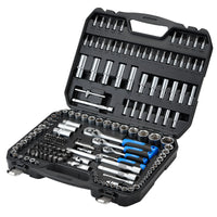 Draper HI-TORQ® Metric Socket and Bit Set, 1/4", 3/8" and 1/2" Sq. Dr. (188