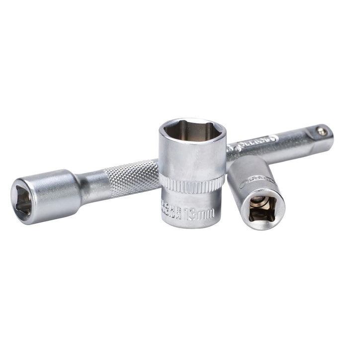 Draper HI-TORQ® Metric Socket and Bit Set, 1/4" Sq. Dr. (25 Piece) - 1/4SS25