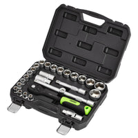 Draper HI-TORQ® Metric Socket Set, 1/2" Sq. Dr. (27 Piece) - 1/2SS27