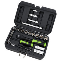 Draper HI-TORQ® Metric Socket and Bit Set, 1/4" and 3/8" Sq. Dr. (48 Piece)