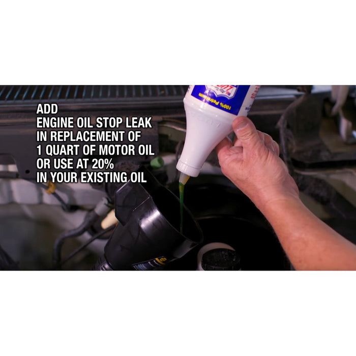 LUCAS ENGINE OIL STOP LEAK 946ml Stops Leaks Rejuvenates Seals & Gaskets Lucas Oil Oil - Town Tools 