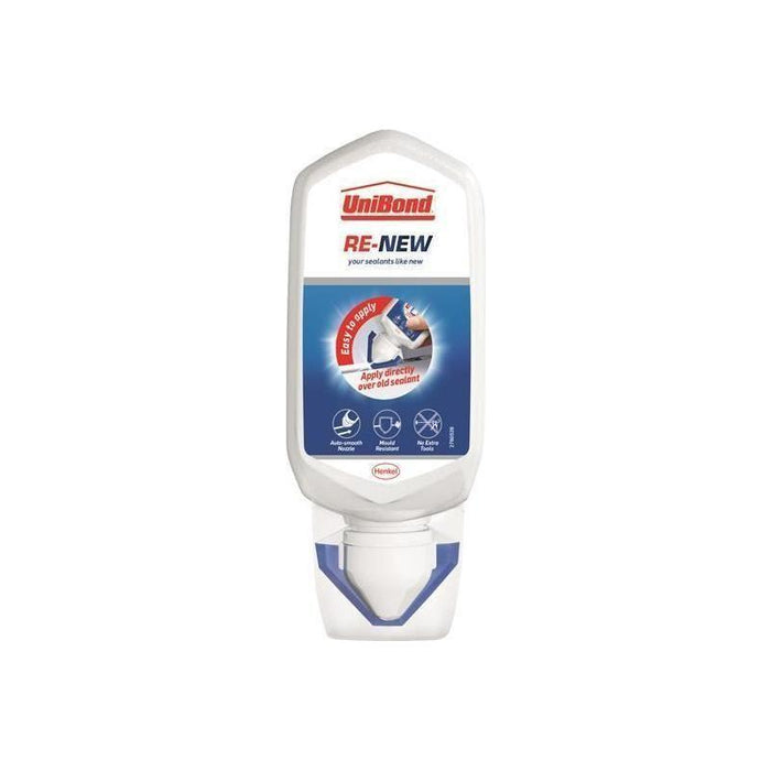 Unibond RE-NEW Silicone Sealant White 80ml UniBond - Town Tools