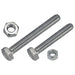 Wot-Nots Set Screw & Nut - M12 x 75mm Pearl - Town Tools 