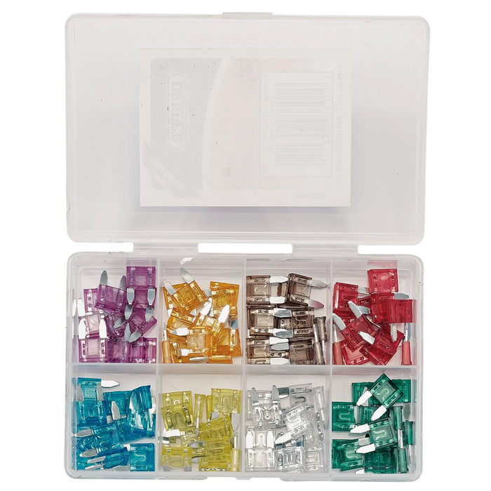 Draper Mini Automotive Plug-In Fuse Assortment (100 Piece) - FUSE/MINI 100