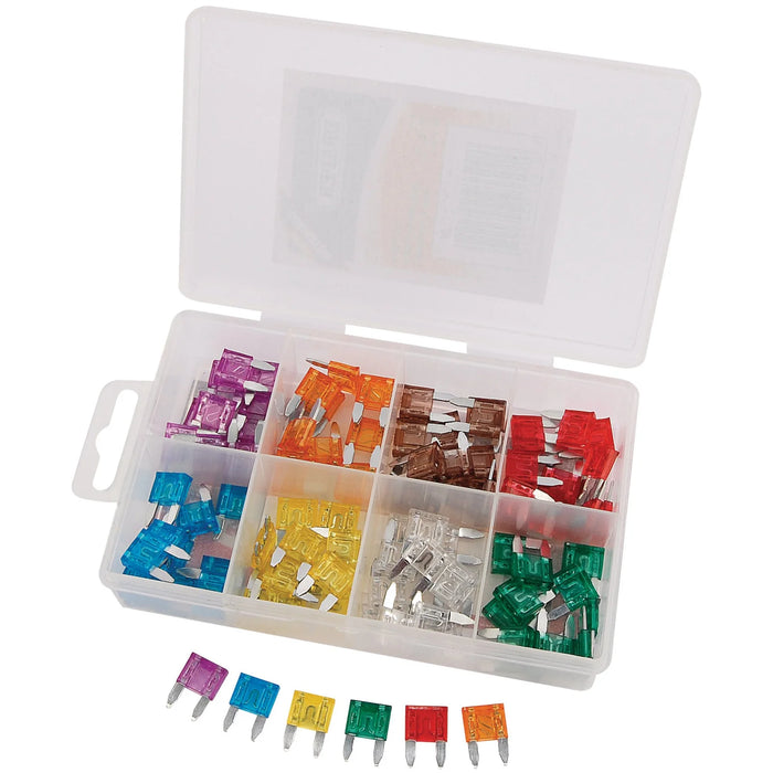 Draper Mini Automotive Plug-In Fuse Assortment (100 Piece) - FUSE/MINI 100