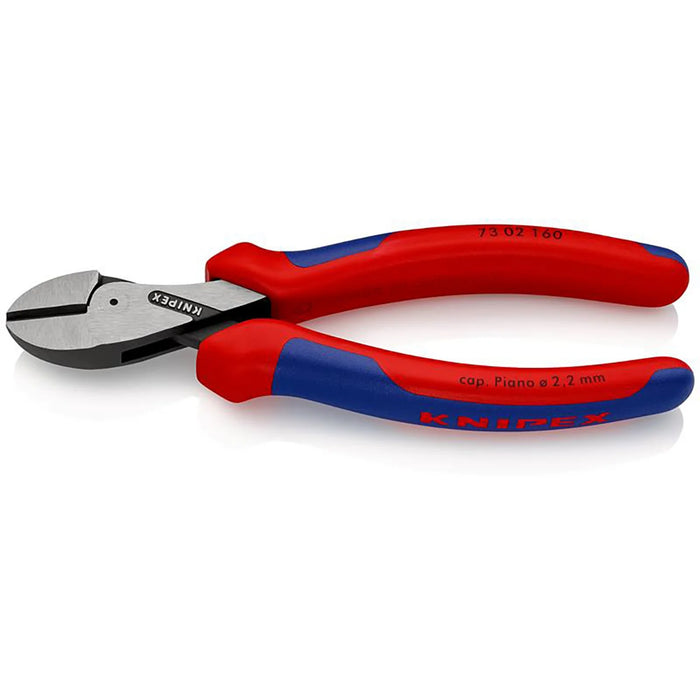 KNIPEX 73 02 160 X-Cut® Compact Diagonal Cutter high lever transmission with