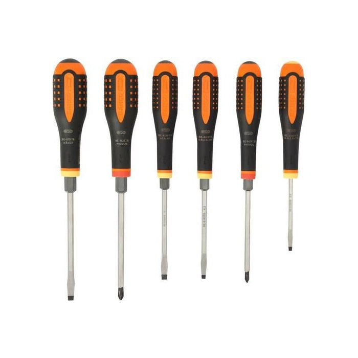 Bahco BE-9881TB ERGO™ Through Blade Screwdriver Set, 6 Piece Bahco - Town Tools