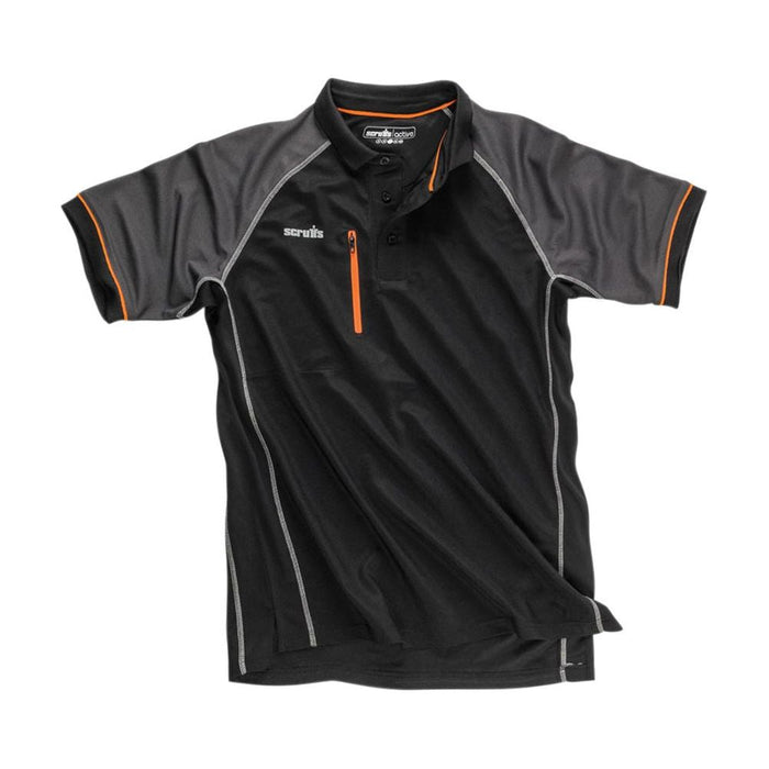 Scruffs Trade Active Polo Black M Scruffs - Town Tools 