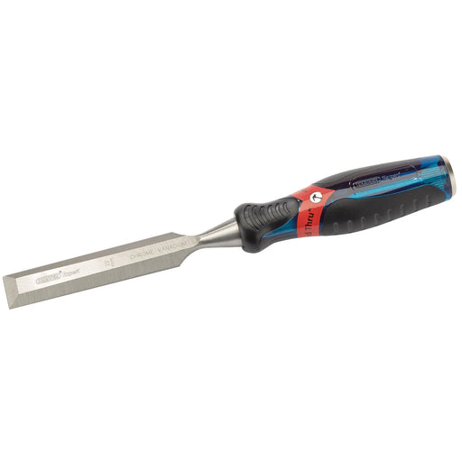 Draper Expert Soft Grip 'Pound Thru' Bevel Edge Wood Chisel, 22 x 140mm - DEPTWD