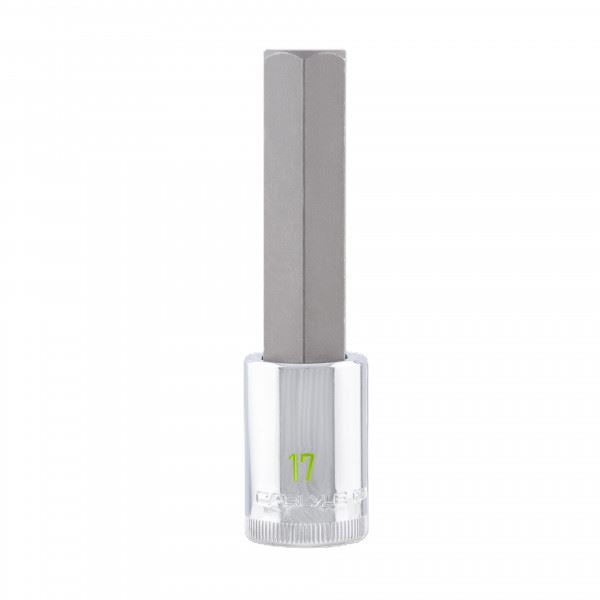 Carlyle Tools 1/2Dr 17mm Hex Bit Socket 100mm Long