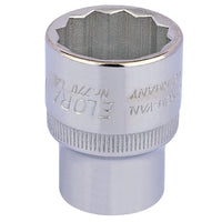 Elora Bi-Hexagon Socket, 1/2" Sq. Dr., 7/8" - 770-LA 7/8