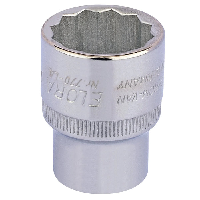 Elora Bi-Hexagon Socket, 1/2" Sq. Dr., 7/8" - 770-LA 7/8
