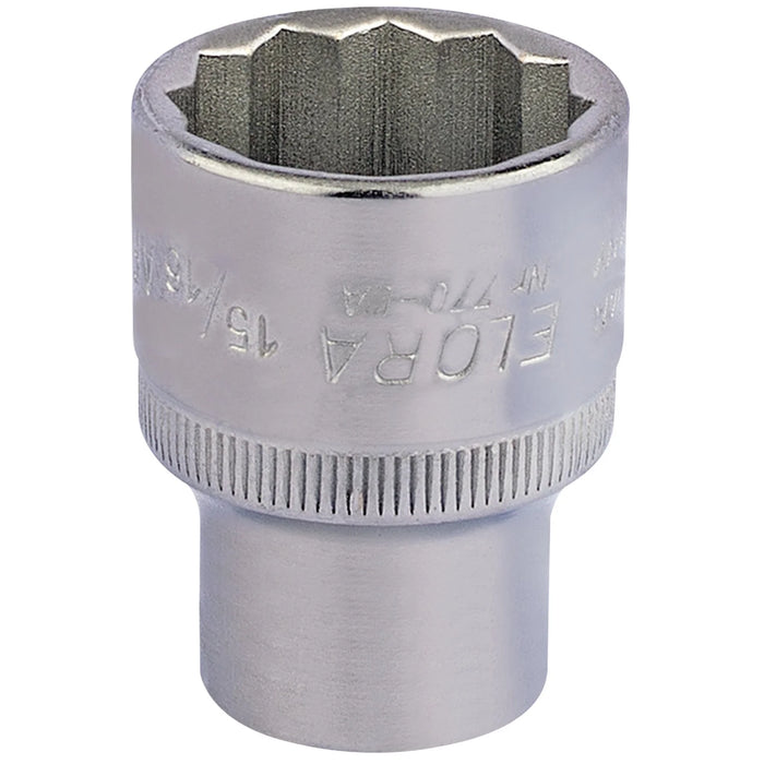 Elora Bi-Hexagon Socket, 1/2" Sq. Dr., 15/16" - 770-LA 15/16