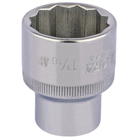 Elora Bi-Hexagon Socket, 1/2" Sq. Dr., 1 1/16" - 770-LA 1.1/16