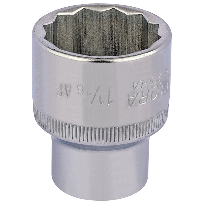 Elora Bi-Hexagon Socket, 1/2" Sq. Dr., 1 1/16" - 770-LA 1.1/16