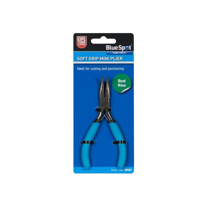 Bluespot Tools Soft Grip Mini Bent Nose Pliers BlueSpot Tools - Town Tools