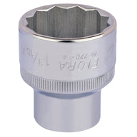 Elora Bi-Hexagon Socket, 1/2" Sq. Dr., 1 3/16" - 770-LA 1.3/16