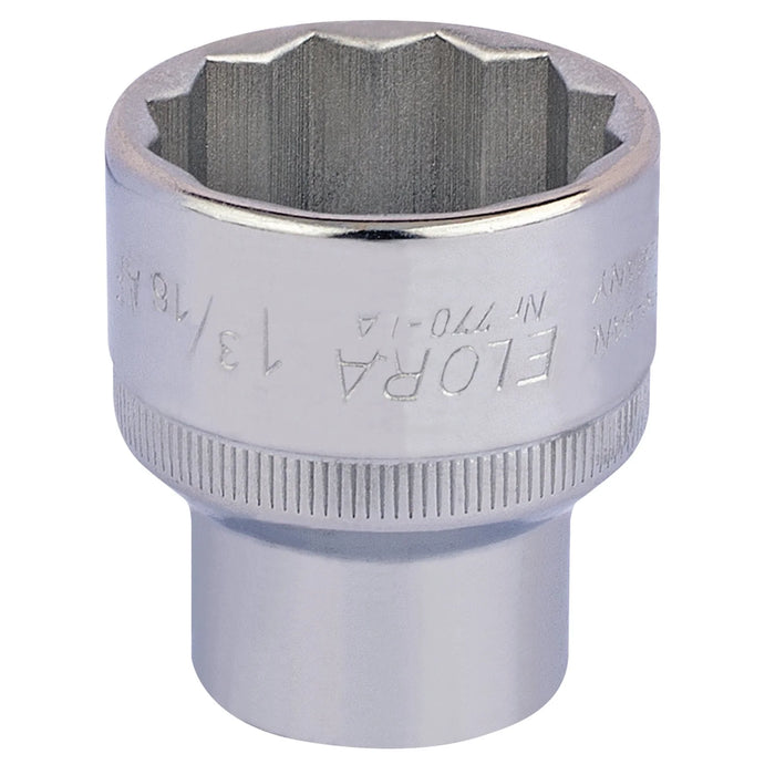 Elora Bi-Hexagon Socket, 1/2" Sq. Dr., 1 3/16" - 770-LA 1.3/16