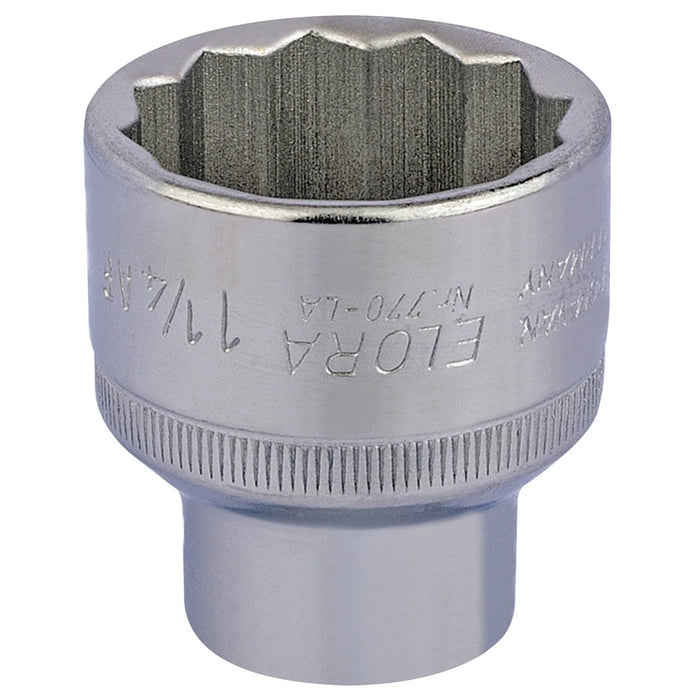 Elora Bi-Hexagon Socket, 1/2" Sq. Dr., 1 1/4" - 770-LA 1.1/4