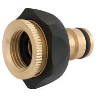 Draper Brass and Rubber Tap Connector, 1/2 - 3/4" - GWBR-TC