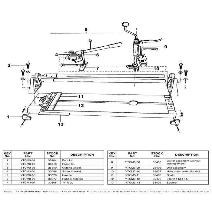 Draper Spare Cutting Wheel for 3 in 1 Tile Cutting Machine