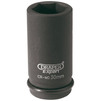 Draper HI-TORQ 6 Point Deep Impact Socket, 3/4" Sq. Dr., 30mm 71916