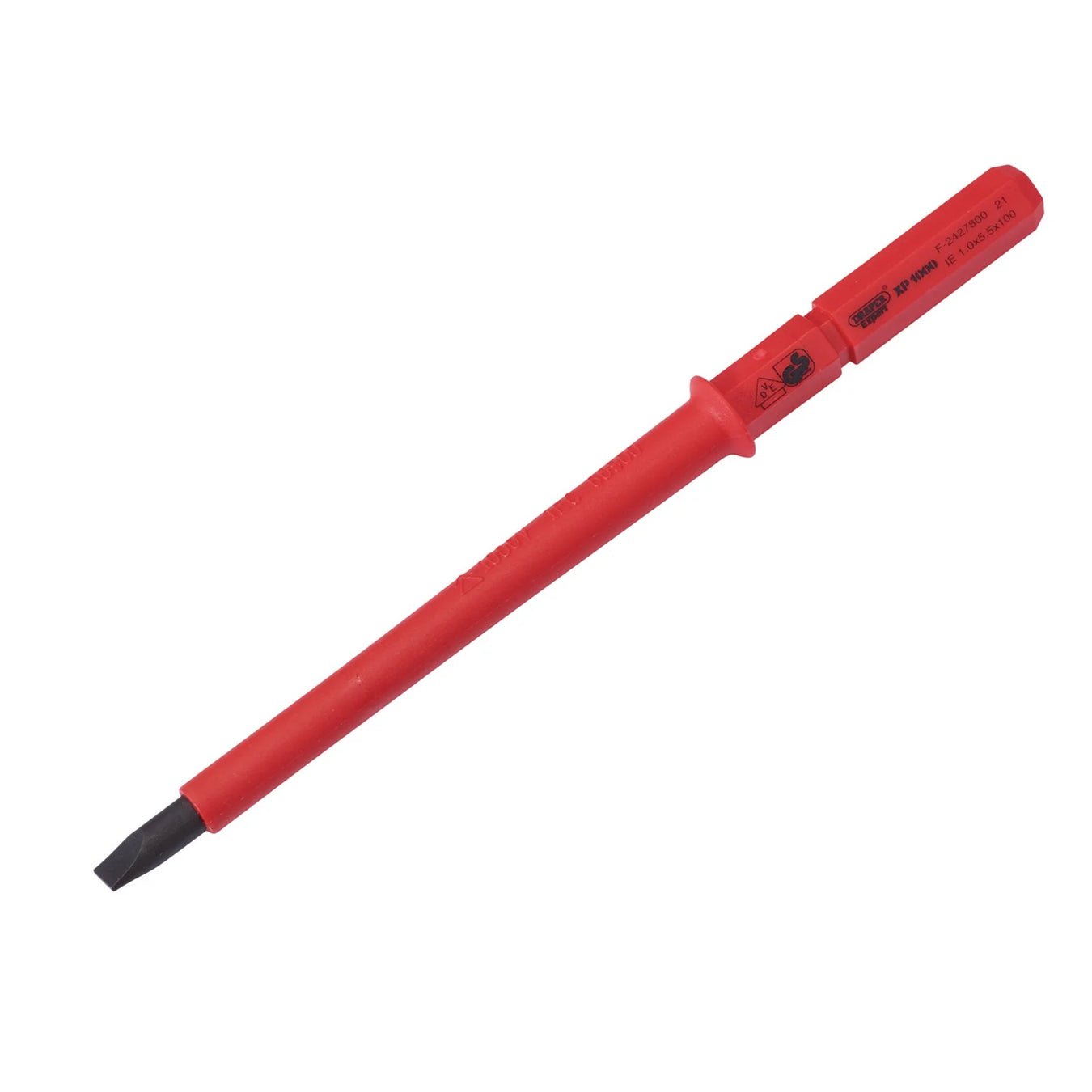 XP1000® VDE Plain Slot Interchangeable Screwdriver Blade, 5.5 x 100mm - 9651P - image 1